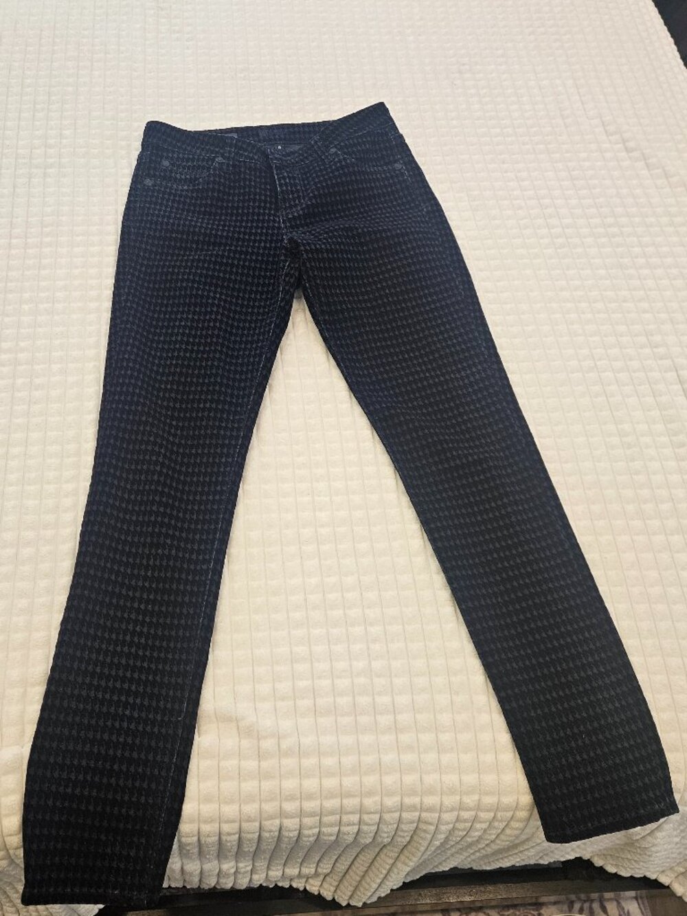 Kut from the cloth navy plaid jeans